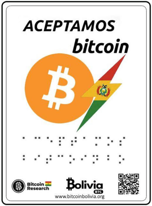Plantilla Aceptamos Bitcoin